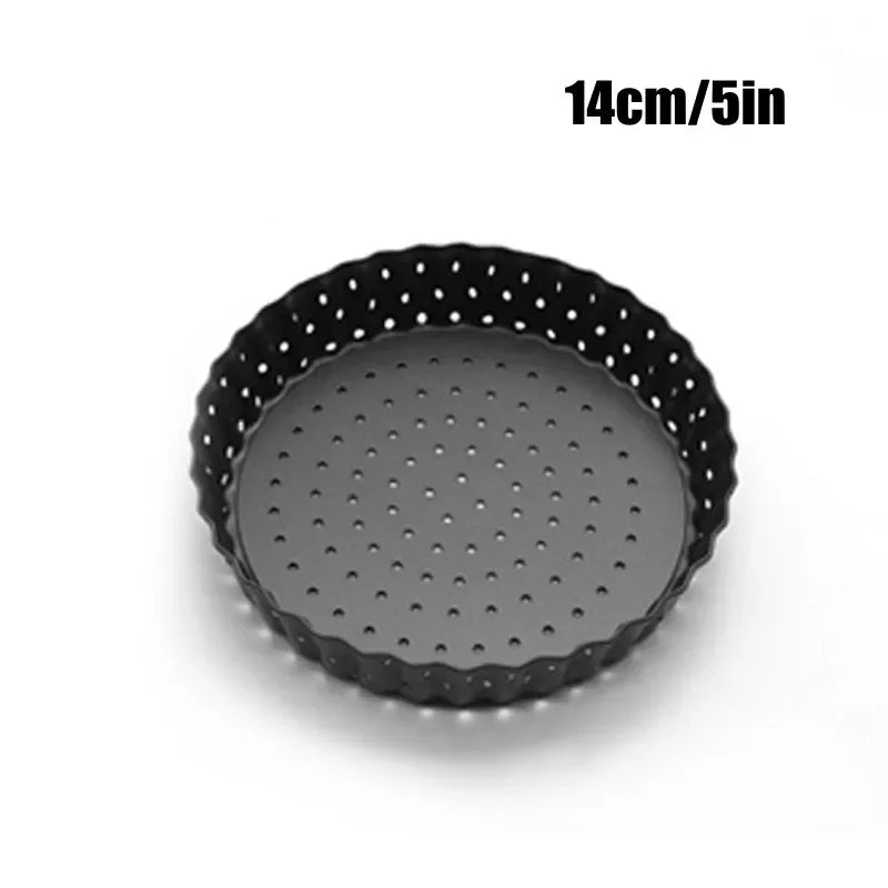 Perforated Non-Stick Pizza & Cake Pan β Carbon Steel Baking Tray (5"/8"/9")