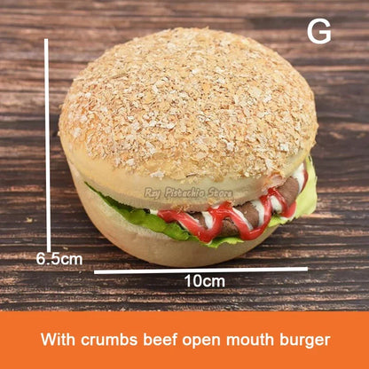 Kids Simulation Food Kitchen Toy Set | Pretend Play Cooking Bread, Hamburger & Hot Dog Bakery Toys for Girls