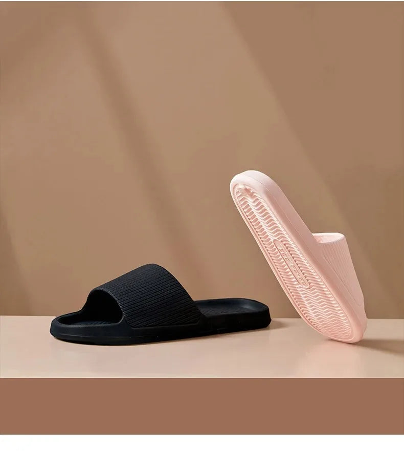 EVA Massage Shower Slides – Waterproof Non-Slip Bathroom Slippers for Women & Men