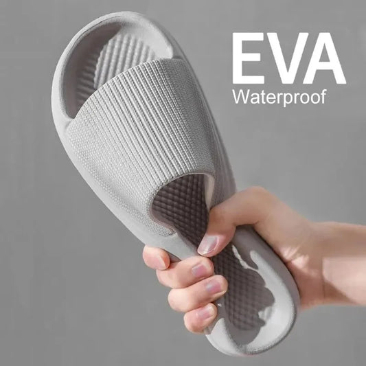 EVA Massage Shower Slides – Waterproof Non-Slip Bathroom Slippers for Women & Men