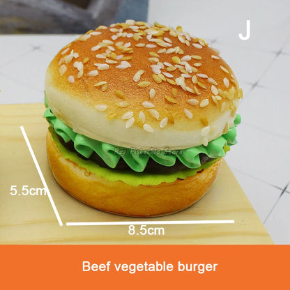 Kids Simulation Food Kitchen Toy Set | Pretend Play Cooking Bread, Hamburger & Hot Dog Bakery Toys for Girls