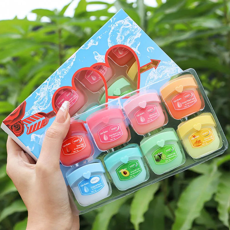 Moisturizing Lip Balm Set | 4/6/8pcs Natural Plant-Based Anti-Cracking Lip Care