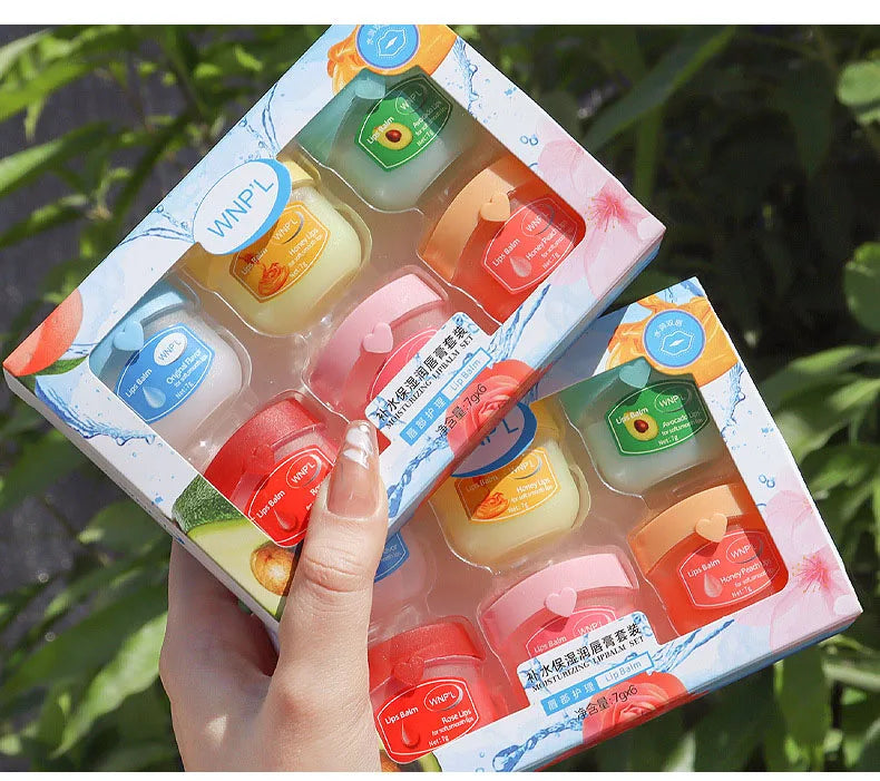 Moisturizing Lip Balm Set | 4/6/8pcs Natural Plant-Based Anti-Cracking Lip Care