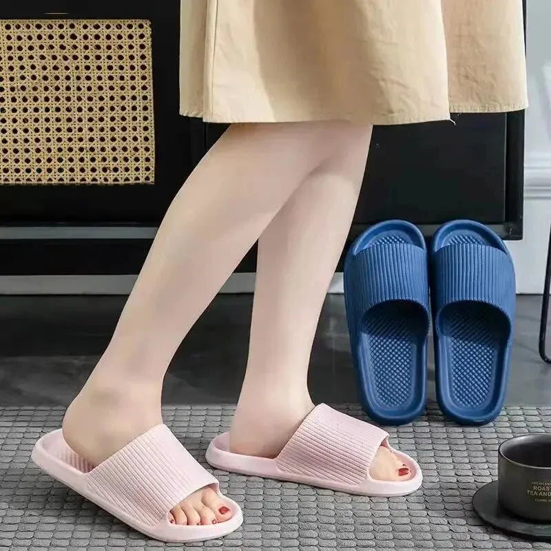 EVA Massage Shower Slides – Waterproof Non-Slip Bathroom Slippers for Women & Men
