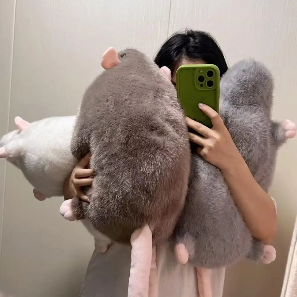 Cute Plush Mouse Doll – Soft Stuffed Rat Animal Toy | 40cm & 90cm