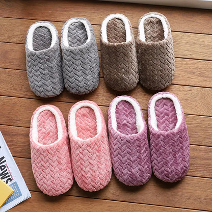Fluffy Unisex Indoor Slippers – Soft Lightweight Anti-Slip House Slides