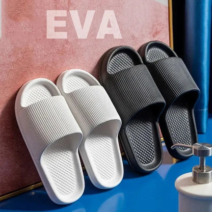 EVA Massage Shower Slides – Waterproof Non-Slip Bathroom Slippers for Women & Men