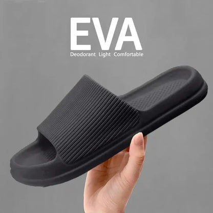 EVA Massage Shower Slides – Waterproof Non-Slip Bathroom Slippers for Women & Men