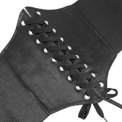 Women's Elastic Wide Waistband – Slimming Shirt Corset Belt for External Wear