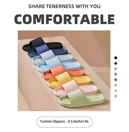 EVA Massage Shower Slides – Waterproof Non-Slip Bathroom Slippers for Women & Men