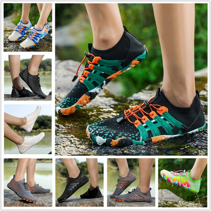 Quick-Dry Aqua Water Shoes – Non-Slip Barefoot Sneakers for Women & Men