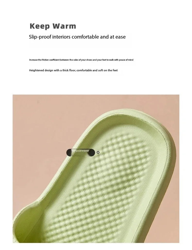EVA Massage Shower Slides – Waterproof Non-Slip Bathroom Slippers for Women & Men