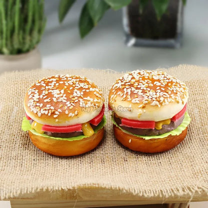Kids Simulation Food Kitchen Toy Set | Pretend Play Cooking Bread, Hamburger & Hot Dog Bakery Toys for Girls