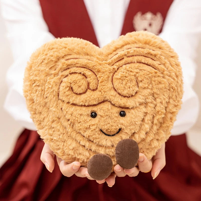 Kawaii Food Plush Toy | Stuffed Pudding, Cake, Cookie & Palmier Dessert Doll for Home Decor & Birthday Gifts