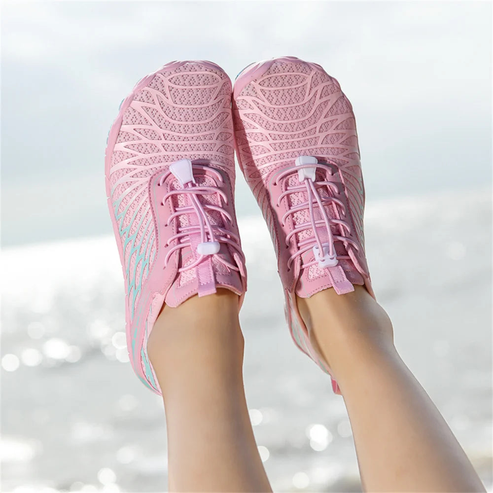 Quick-Dry Aqua Water Shoes – Non-Slip Barefoot Sneakers for Women & Men