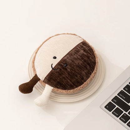 Kawaii Food Plush Toy | Stuffed Pudding, Cake, Cookie & Palmier Dessert Doll for Home Decor & Birthday Gifts