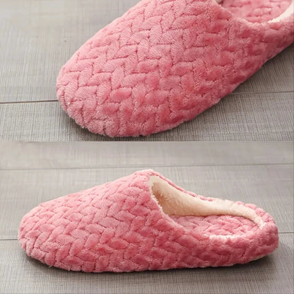 Fluffy Unisex Indoor Slippers – Soft Lightweight Anti-Slip House Slides