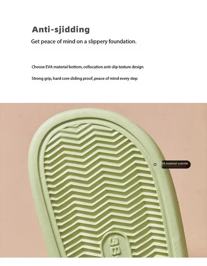 EVA Massage Shower Slides – Waterproof Non-Slip Bathroom Slippers for Women & Men