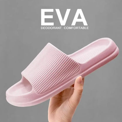 EVA Massage Shower Slides – Waterproof Non-Slip Bathroom Slippers for Women & Men