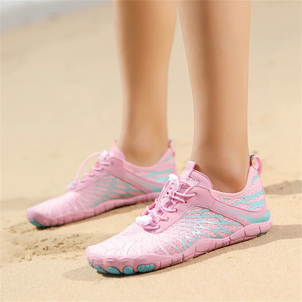 Quick-Dry Aqua Water Shoes – Non-Slip Barefoot Sneakers for Women & Men