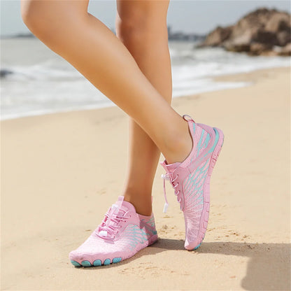 Quick-Dry Aqua Water Shoes – Non-Slip Barefoot Sneakers for Women & Men