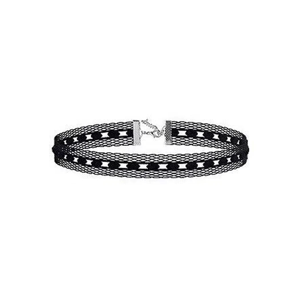 Women's Neo-Gothic Lace Choker Necklace