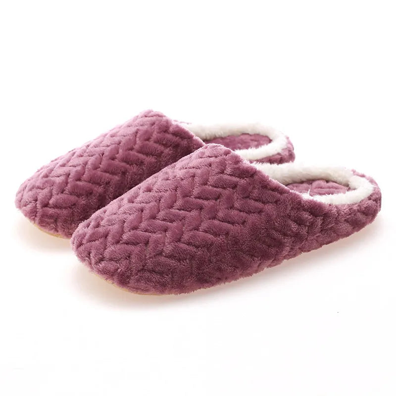 Fluffy Unisex Indoor Slippers – Soft Lightweight Anti-Slip House Slides