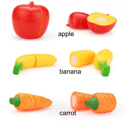 Kids Pizza Party Toy Play Set | Slice & Serve Pretend Play Food with Plastic Kitchen Playset