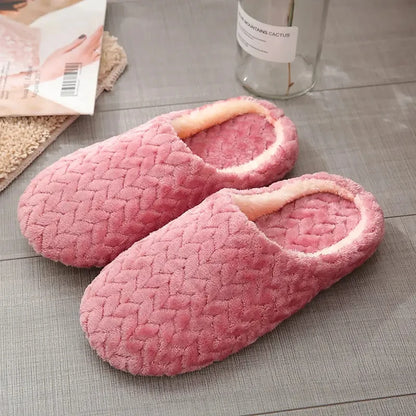 Fluffy Unisex Indoor Slippers – Soft Lightweight Anti-Slip House Slides
