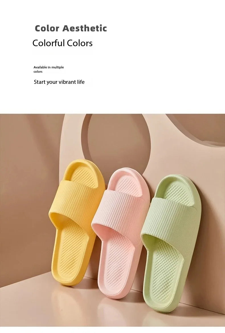 EVA Massage Shower Slides – Waterproof Non-Slip Bathroom Slippers for Women & Men