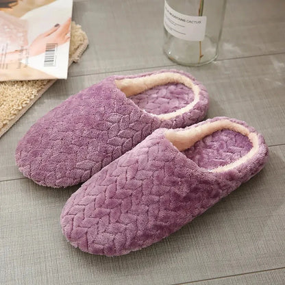 Fluffy Unisex Indoor Slippers – Soft Lightweight Anti-Slip House Slides