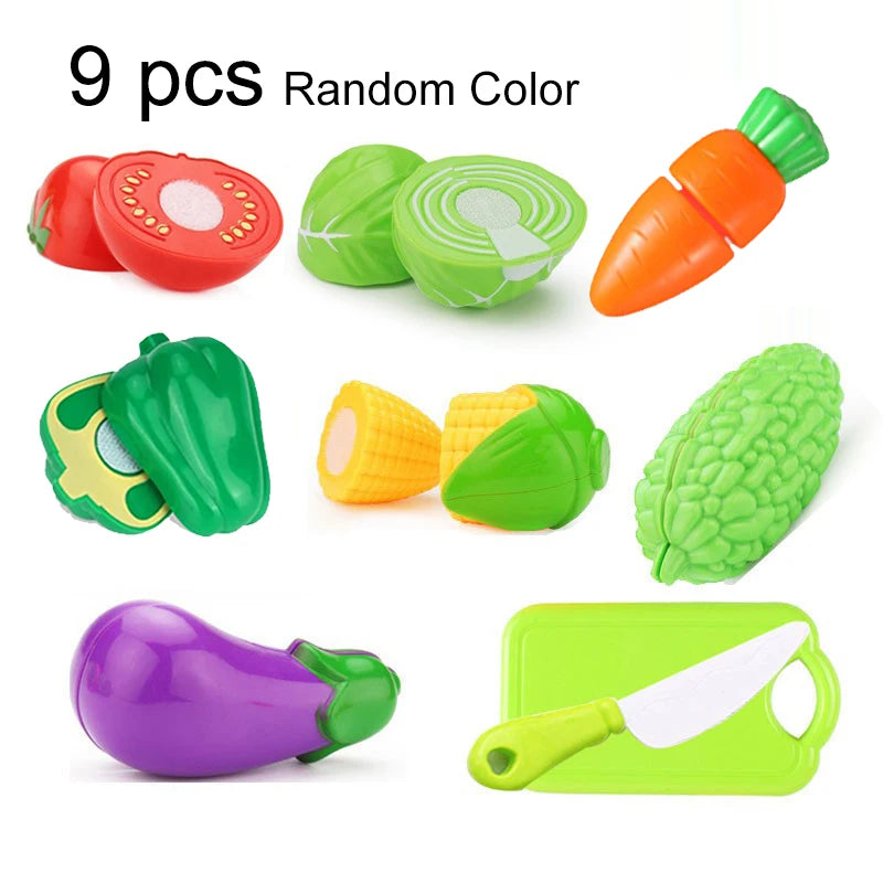 Kids Pizza Party Toy Play Set | Slice & Serve Pretend Play Food with Plastic Kitchen Playset