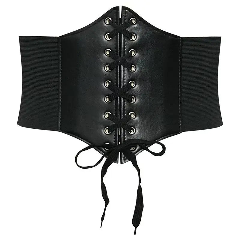 Women's Elastic Wide Waistband – Slimming Shirt Corset Belt for External Wear