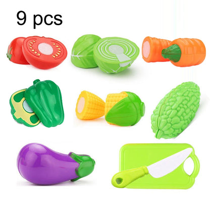 Kids Pizza Party Toy Play Set | Slice & Serve Pretend Play Food with Plastic Kitchen Playset