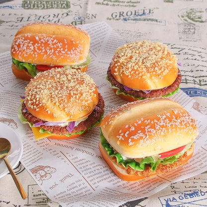 Kids Simulation Food Kitchen Toy Set | Pretend Play Cooking Bread, Hamburger & Hot Dog Bakery Toys for Girls - G - Catoure Kids Simulation Food Kitchen Toy Set | Pretend Play Cooking Bread, Hamburger & Hot Dog Bakery Toys for Girls