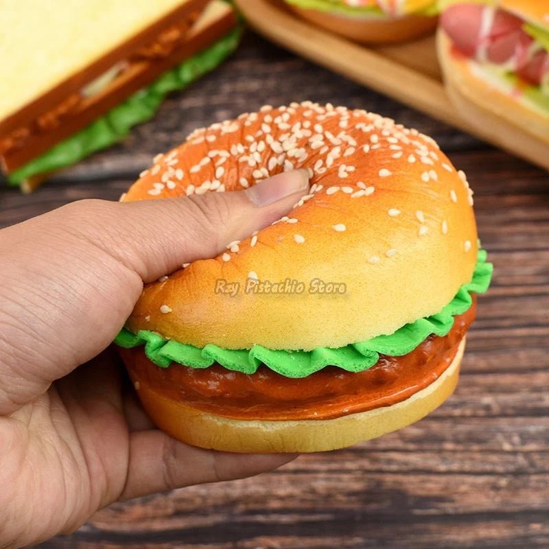 Kids Simulation Food Kitchen Toy Set | Pretend Play Cooking Bread, Hamburger & Hot Dog Bakery Toys for Girls - G - Catoure Kids Simulation Food Kitchen Toy Set | Pretend Play Cooking Bread, Hamburger & Hot Dog Bakery Toys for Girls
