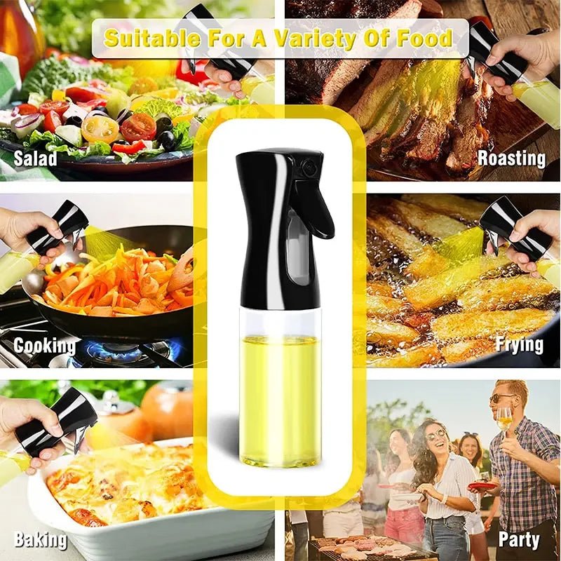 Woobrice Oil Spray Bottle – Olive Oil Mister for Cooking, BBQ & Baking | 200ml, 300ml, 500ml - G - Catoure Woobrice Oil Spray Bottle – Olive Oil Mister for Cooking, BBQ & Baking | 200ml, 300ml, 500ml Kitchen Tools